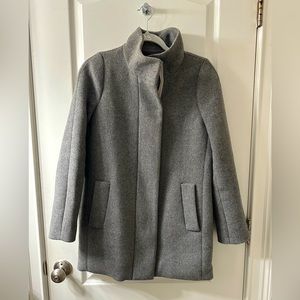 J. Crew Factory City Coat in Gray - Size 0